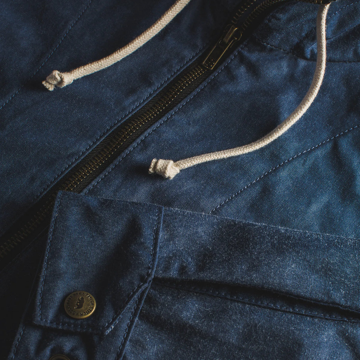 The Lighthouse Jacket in Indigo Chambray