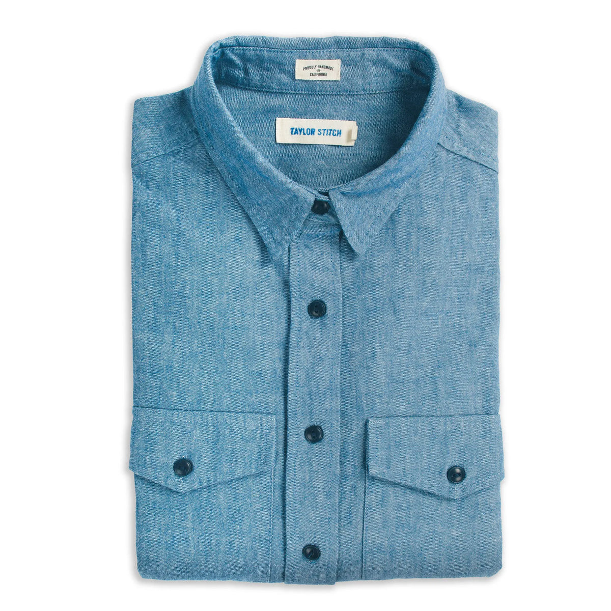 The Studio Shirt in Blue Everyday Chambray