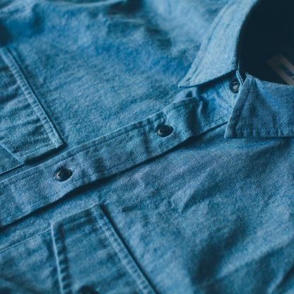 The Studio Shirt in Blue Everyday Chambray