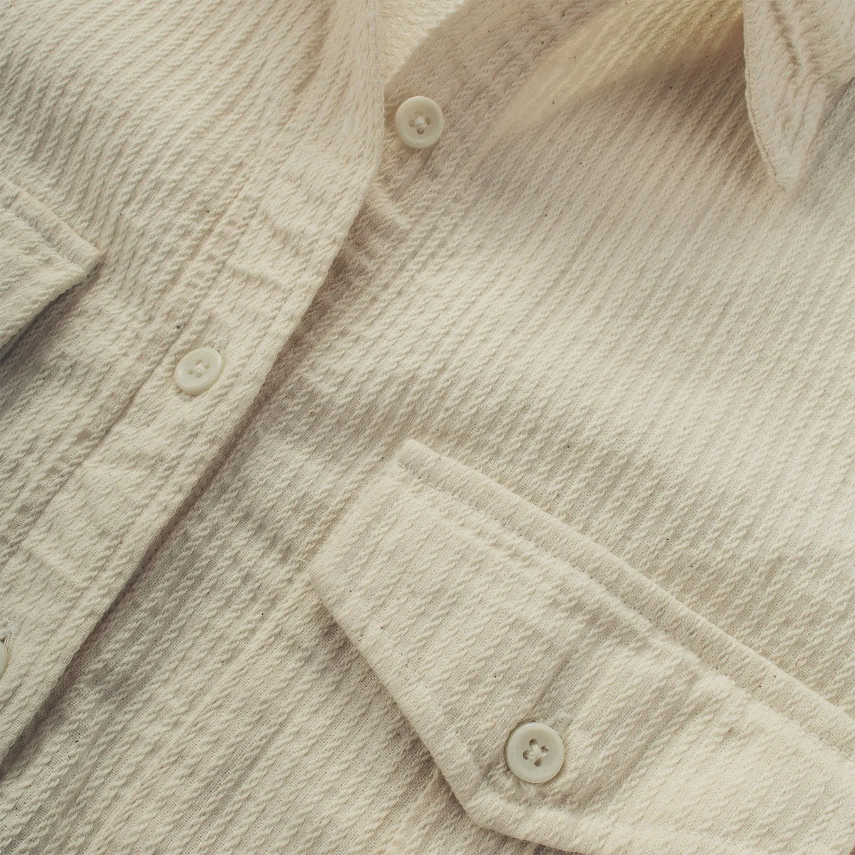 The Andie Shirt in Natural Corded Denim