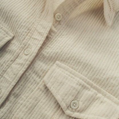 The Andie Shirt in Natural Corded Denim