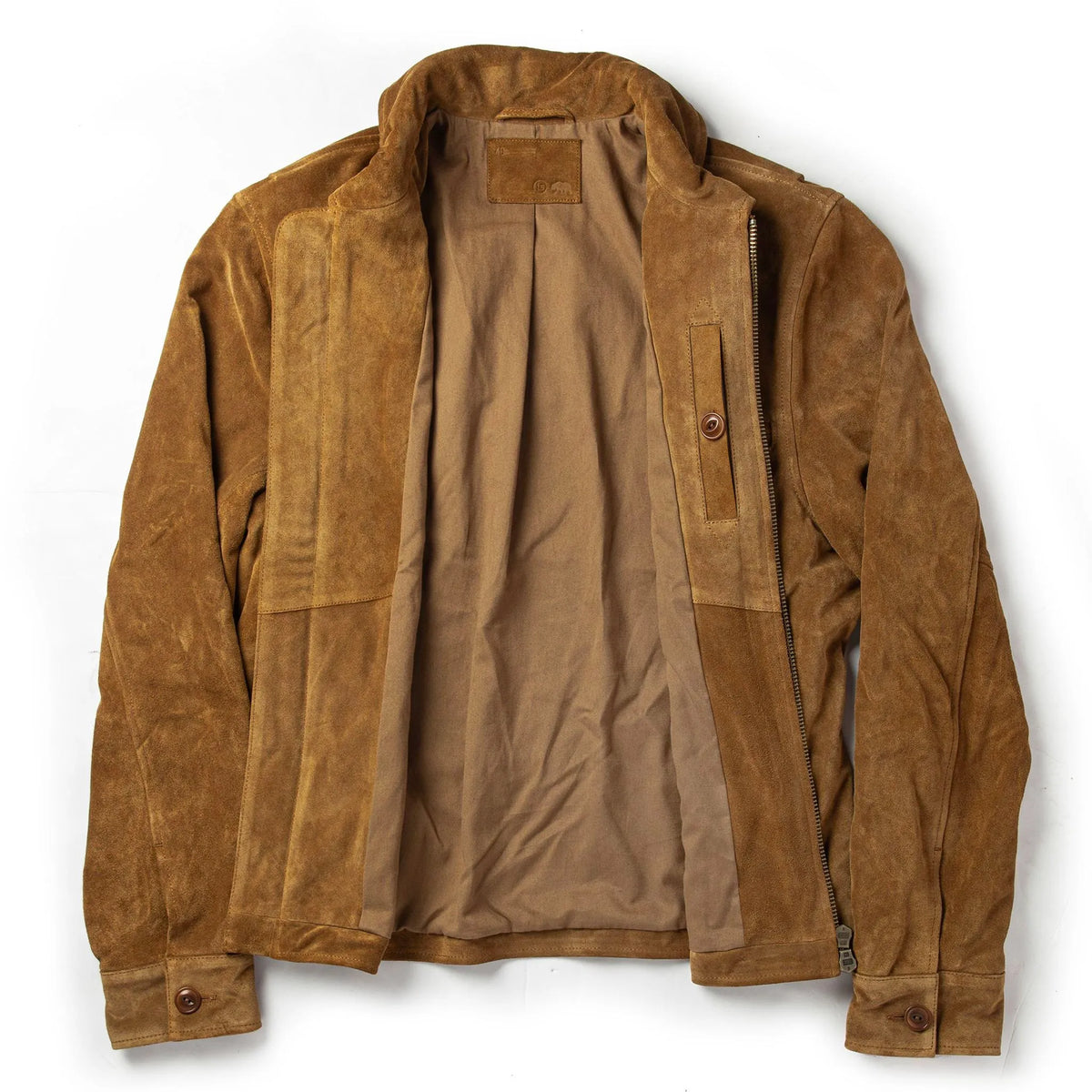The Wyatt Jacket in Cognac Suede