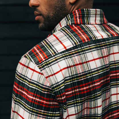The Yosemite Shirt in White Tartan