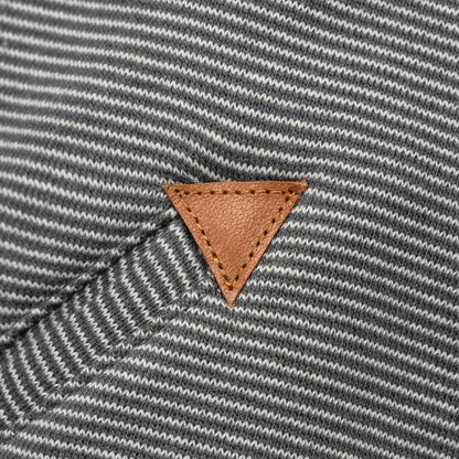 The Après Hoodie in Grey Stripe