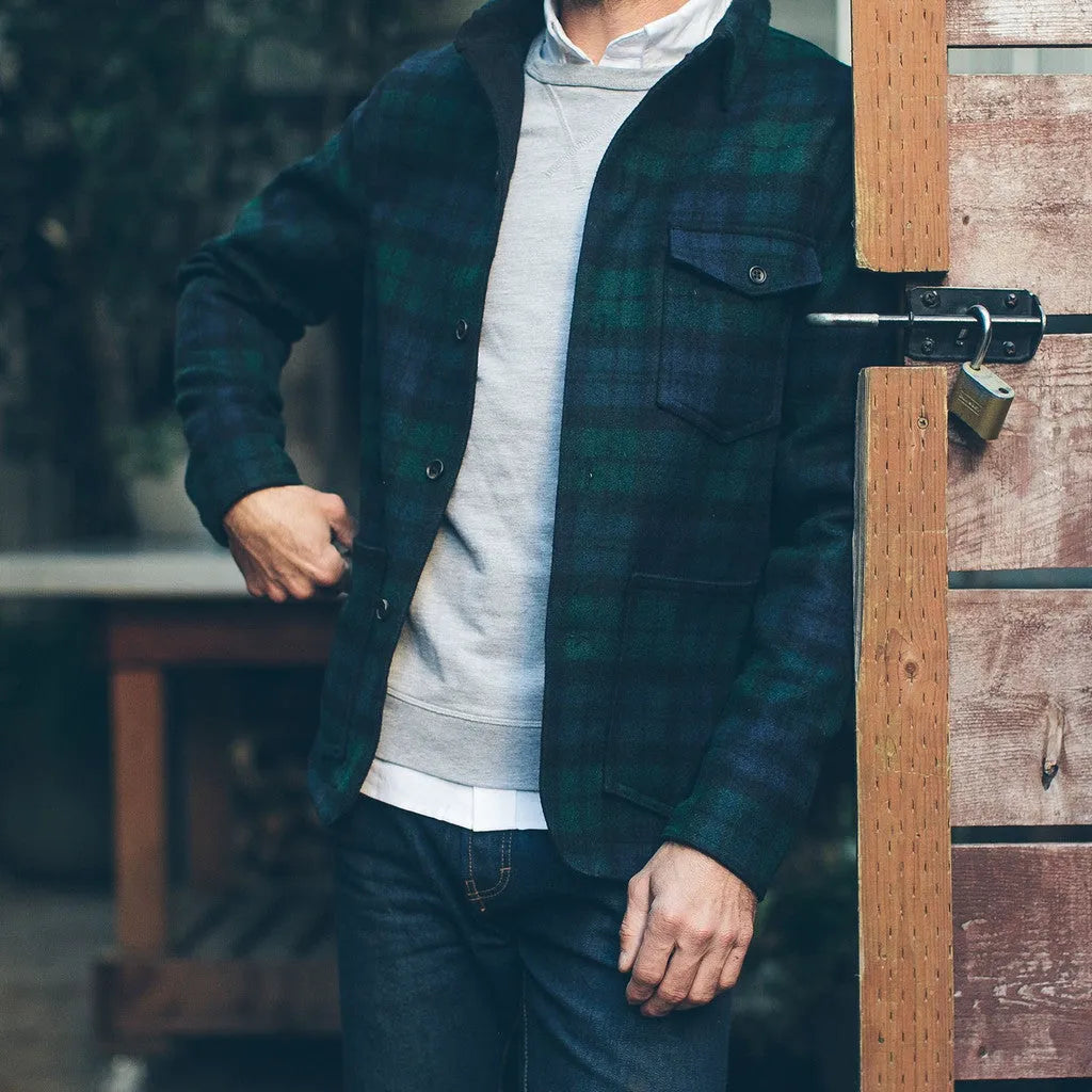 The Project Jacket in Blackwatch Pendleton Wool
