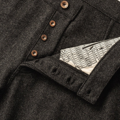 The Camp Pant in Charcoal Wool