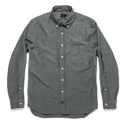 The Merino Jack in Stone Green Chambray