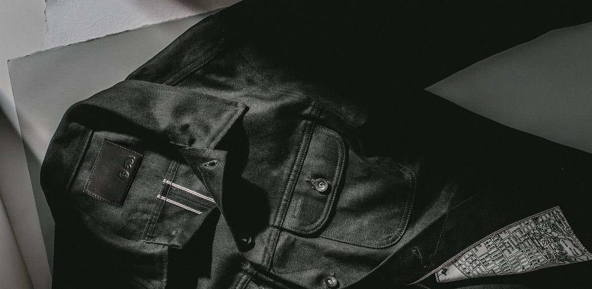 The Long Haul Jacket in Kuroki Mills Black Selvage
