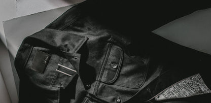 The Long Haul Jacket in Kuroki Mills Black Selvage