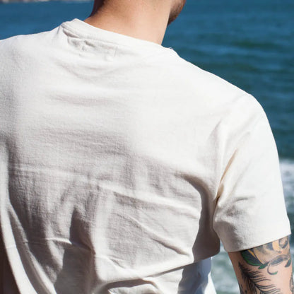 The V-Neck Tee in Natural