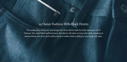 The Democratic Jean in Yoshiwa Mills Black Selvage