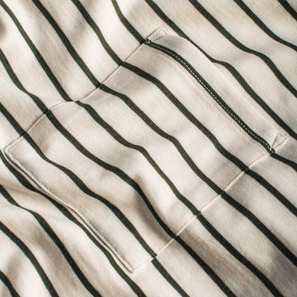 The Sausalito Tee in Forest Stripe Mercerized Merino