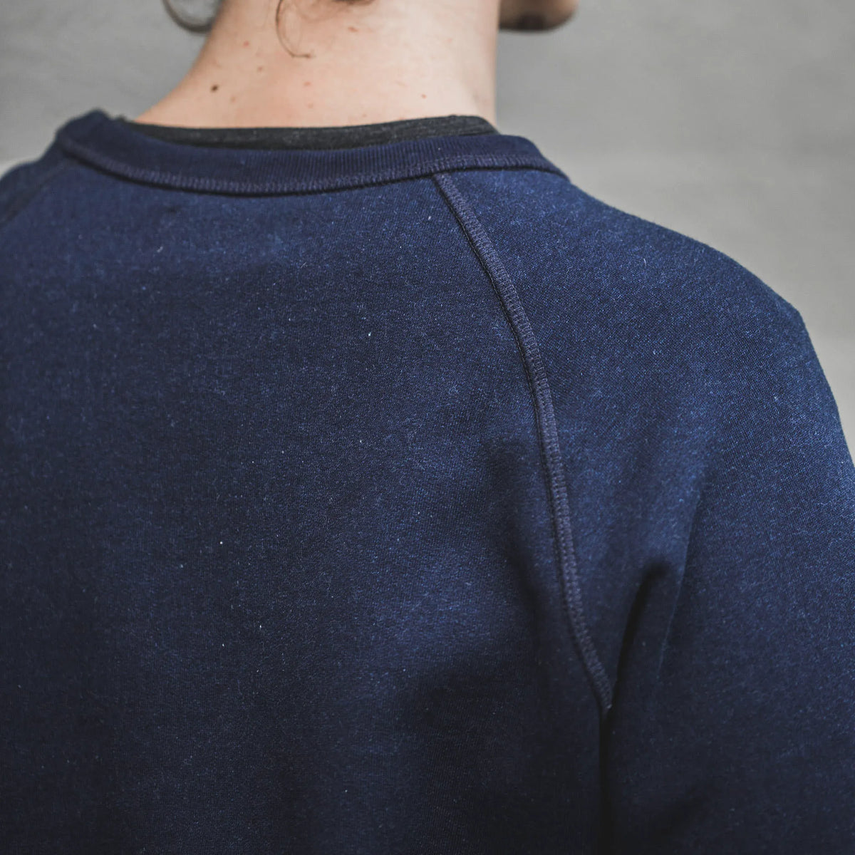 The Crew in Indigo Fleece