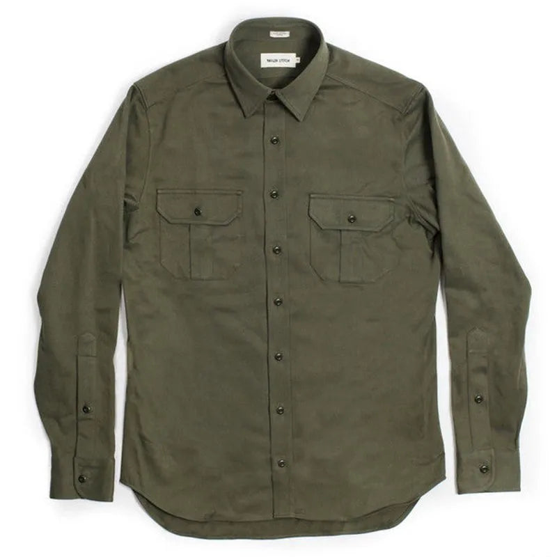 Olive Twill Highlands Shirt