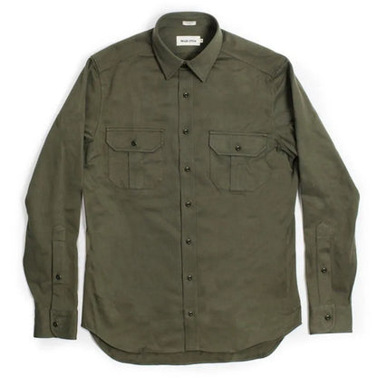 Olive Twill Highlands Shirt