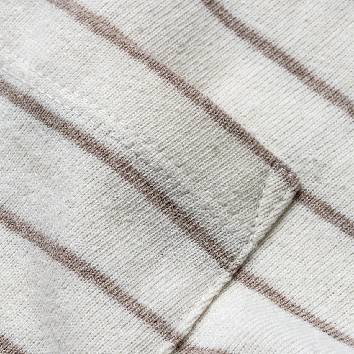 The Heavy Bag Tee in Natural Stripe