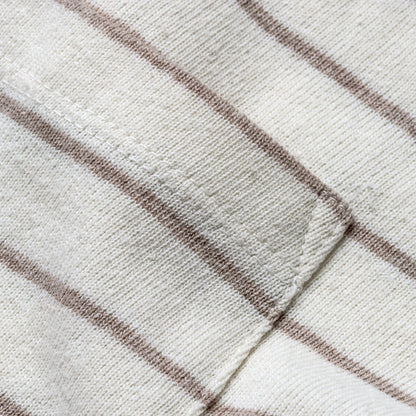 The Heavy Bag Tee in Natural Stripe