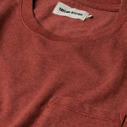 The Heavy Bag Tee in Washed Rust