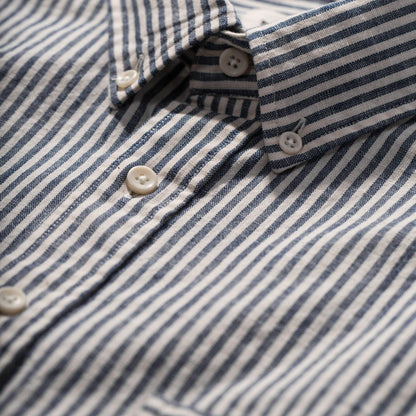 The Jack in Natural Striped Chambray