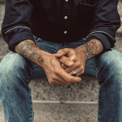 The Jack in Washed Indigo Twill