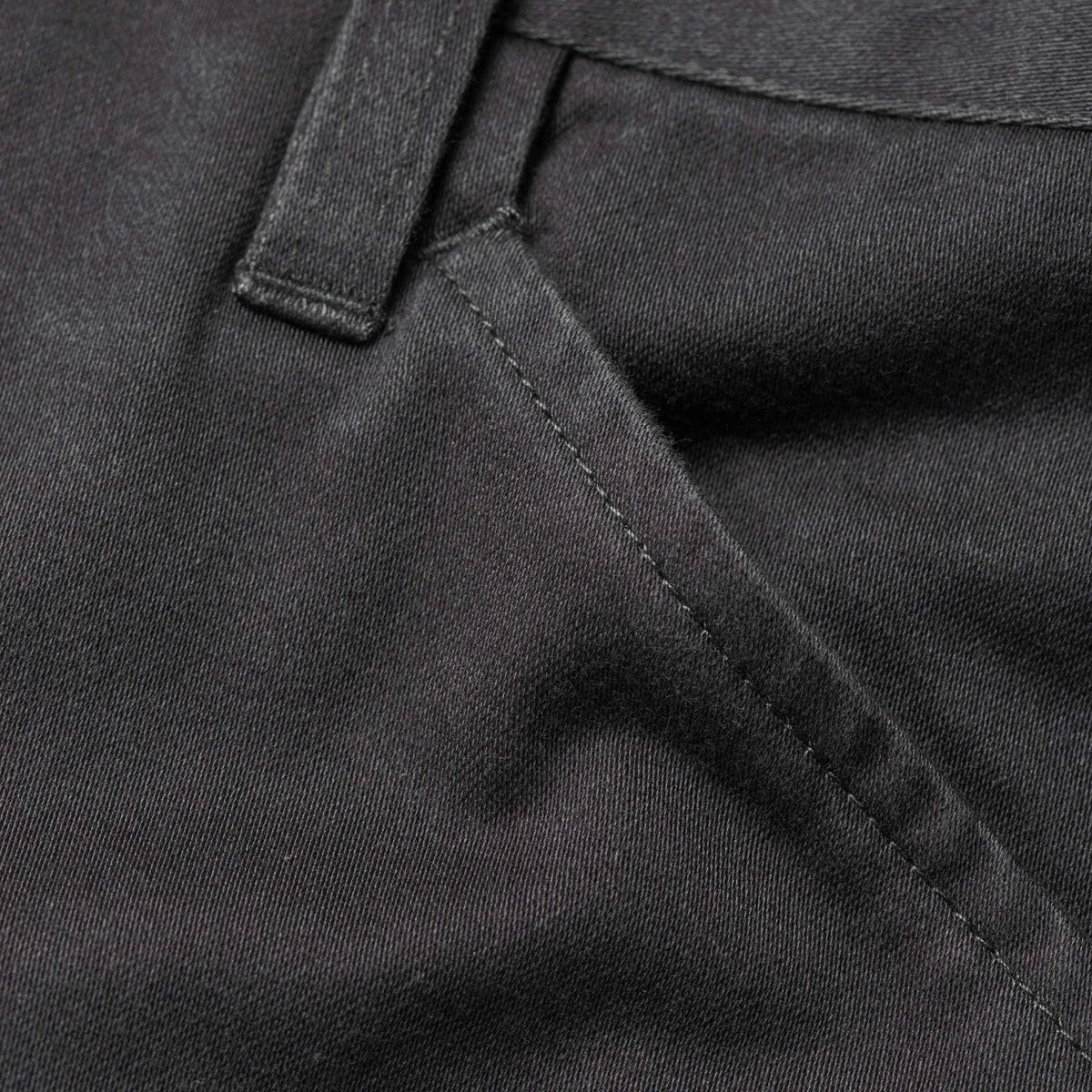 The Camp Pant in Charcoal Reverse Sateen