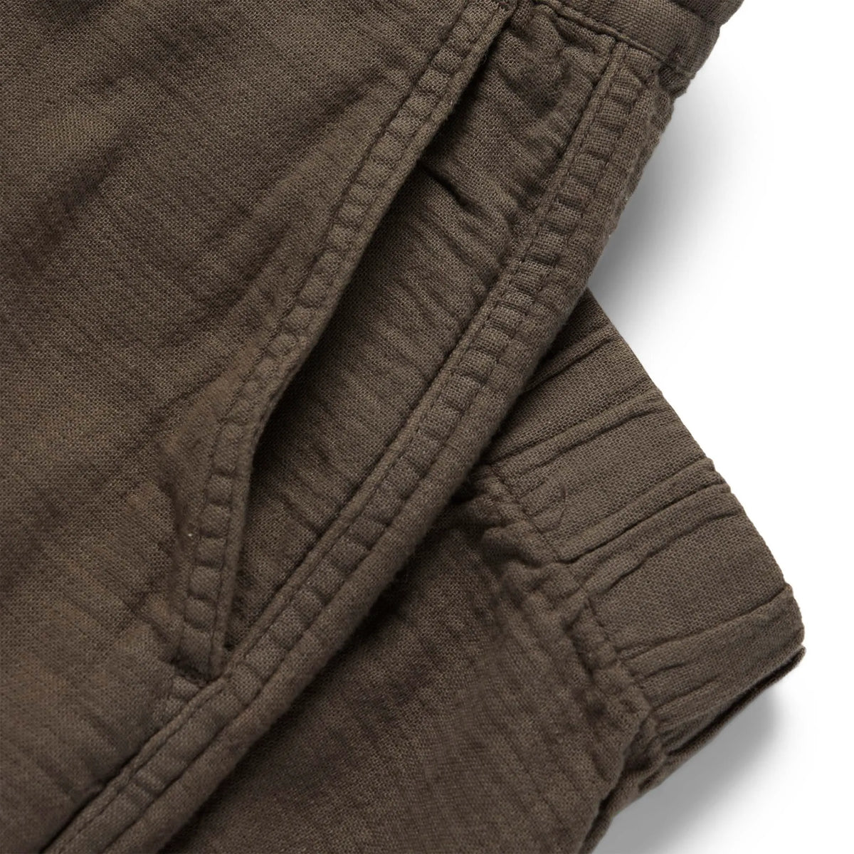 The Apres Pant in Walnut Double Cloth