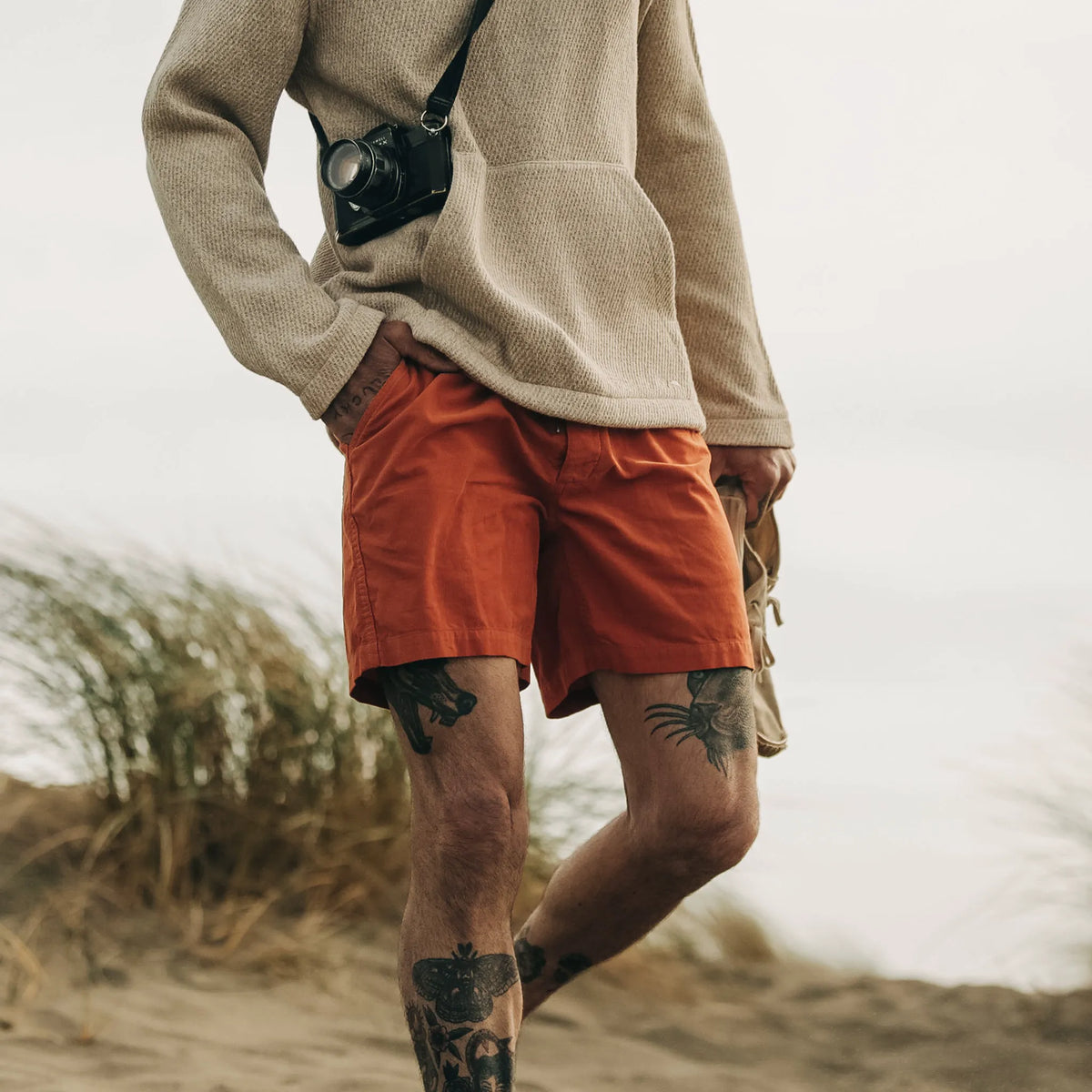 The Apres Short in Rust Pinwale