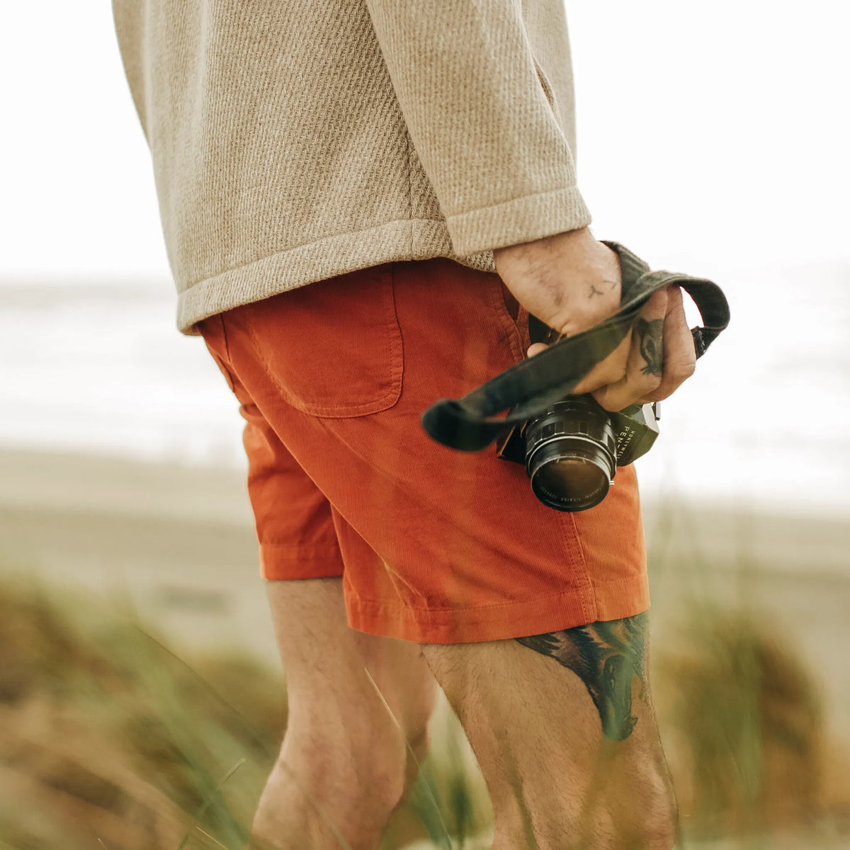 The Apres Short in Rust Pinwale