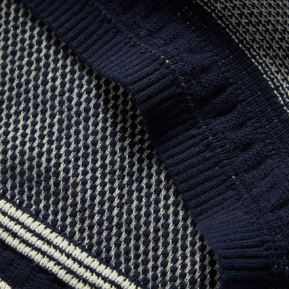 The Brume Sweater in Navy Birdseye