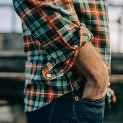 The Jack in Rust Plaid Oxford