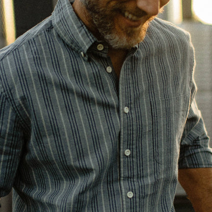 The Jack in Sky Blue Chambray Stripe