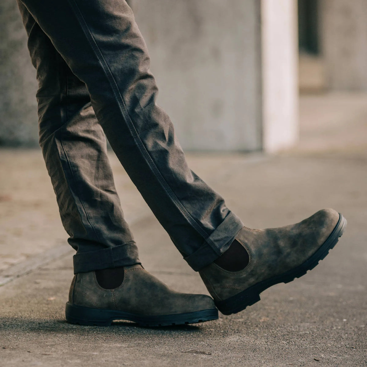 The Morse Pant in Dark Charcoal Slub