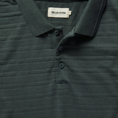The Polo in Dark Slate Jacquard