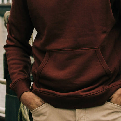 The Shackleton Hoodie in Russet