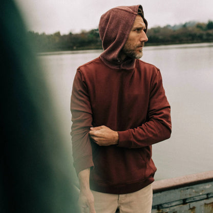 The Shackleton Hoodie in Russet