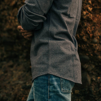The Utility Shirt in Dark Charcoal Heavy Bag