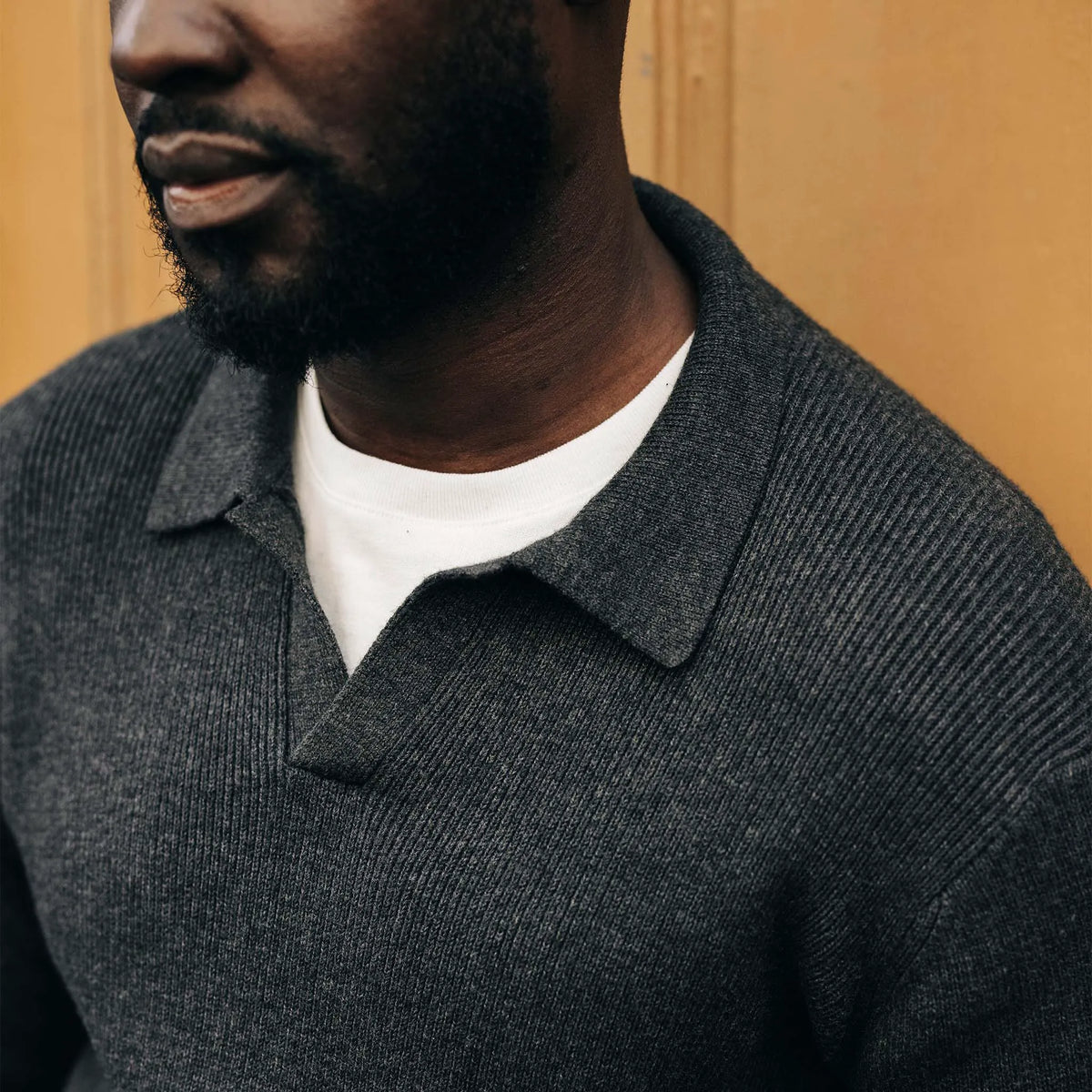 The Charleston Sweater in Heather Charcoal
