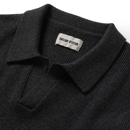The Charleston Sweater in Heather Charcoal