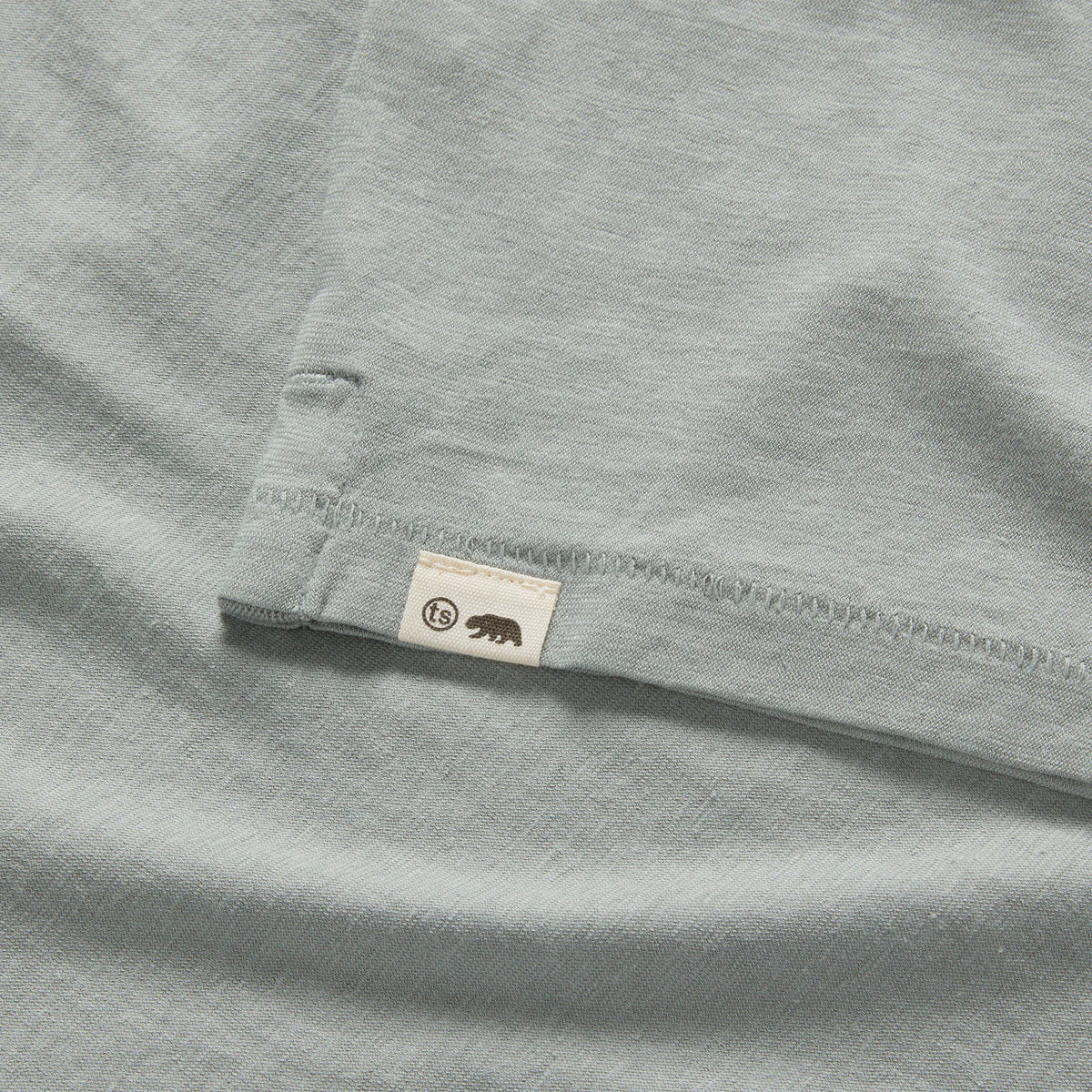 The Cotton Hemp Polo in Slate