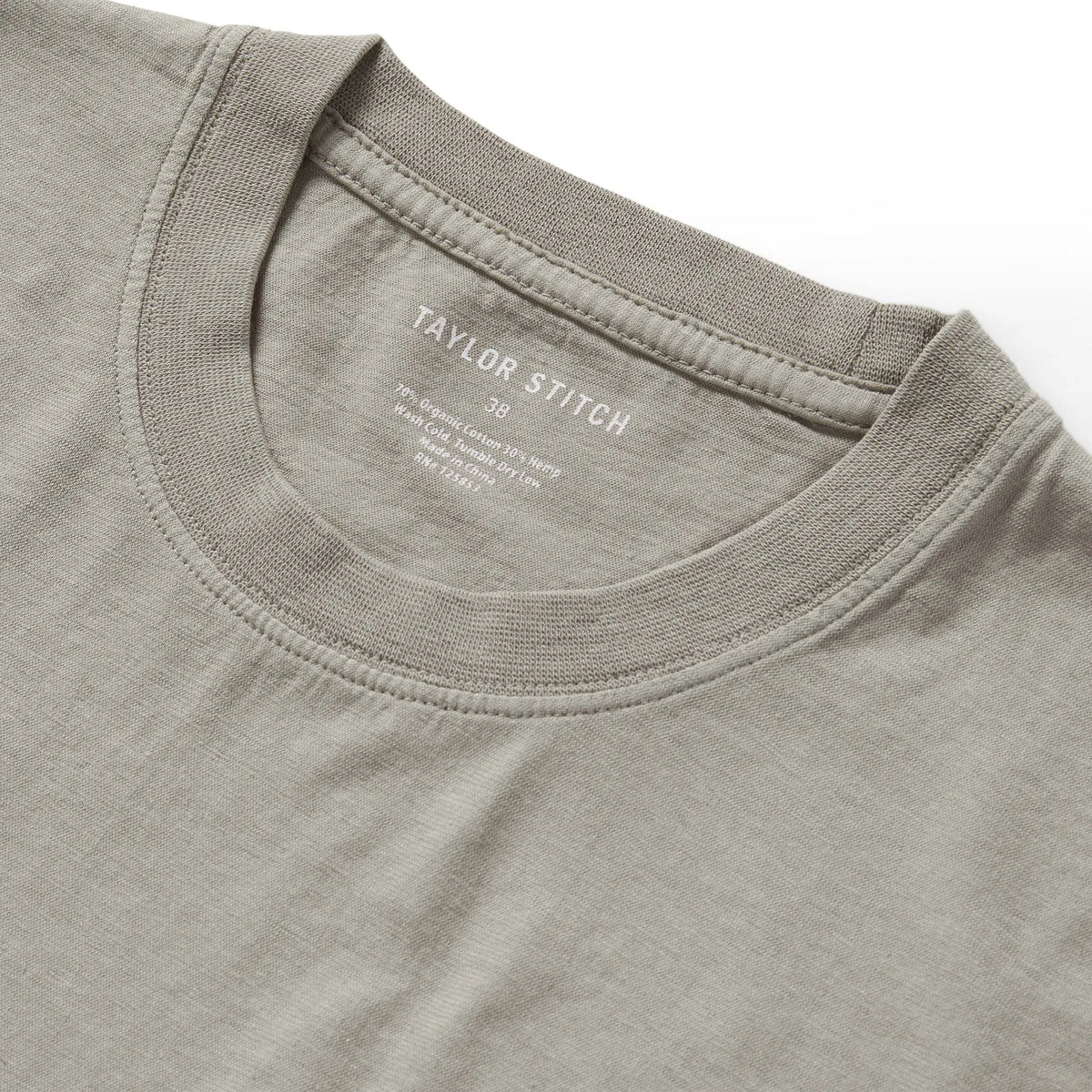 The Cotton Hemp Tee in Sagebrush