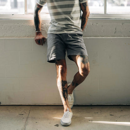 The Foundation Short in Organic Steeple Grey