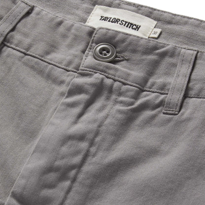 The Foundation Short in Organic Steeple Grey