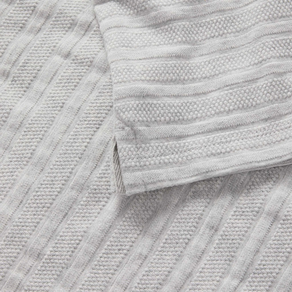 The Jacquard Polo in Ash Heather