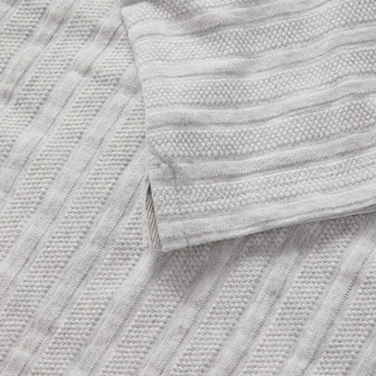 The Jacquard Polo in Ash Heather