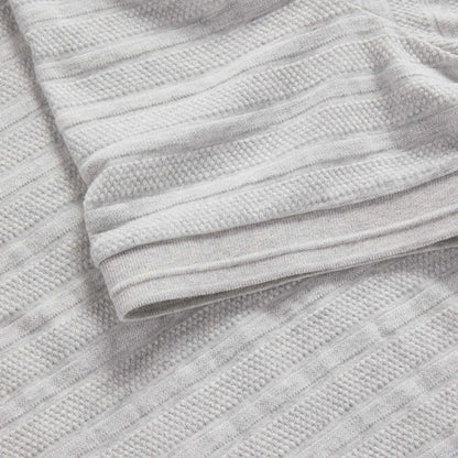 The Jacquard Polo in Ash Heather