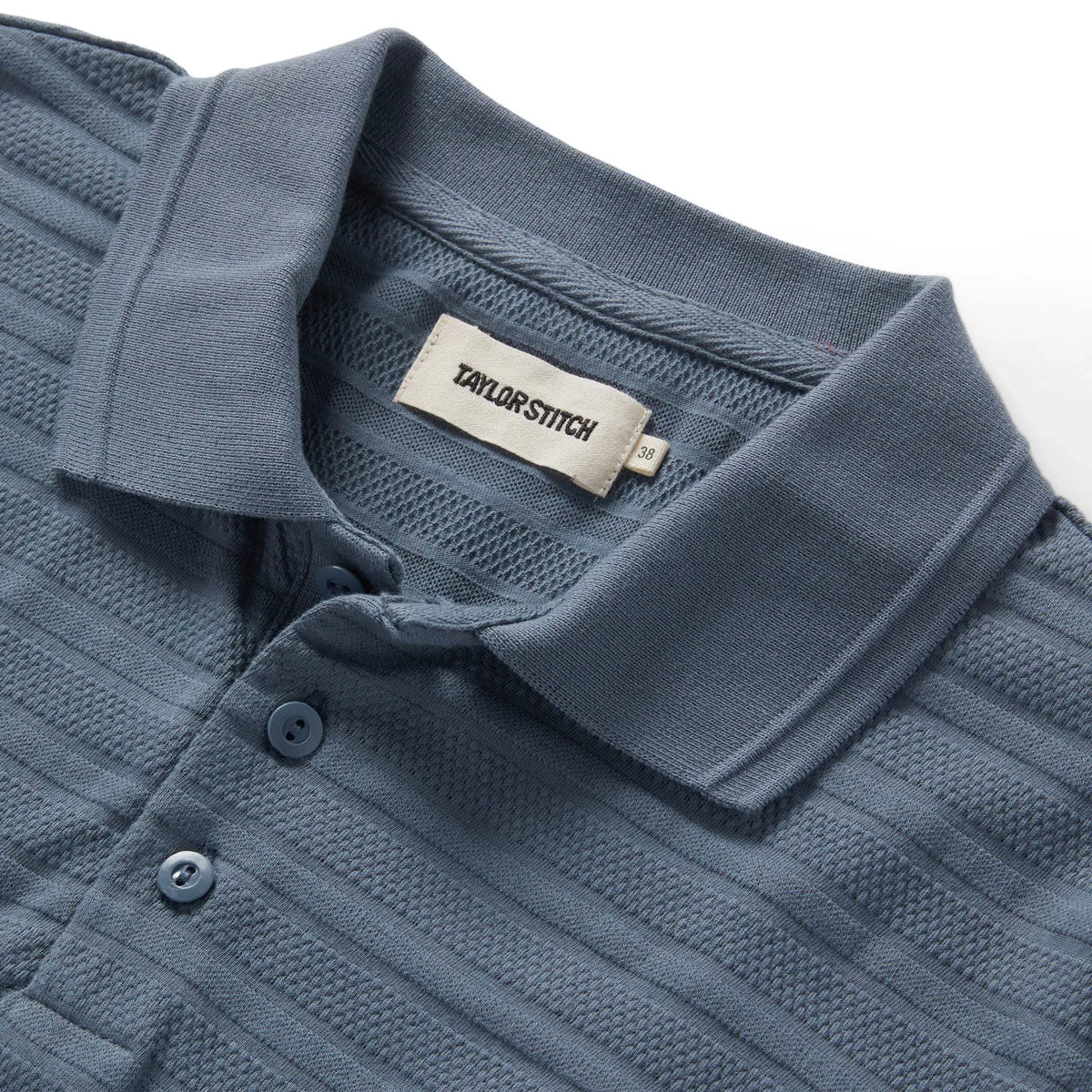 The Jacquard Polo in Storm