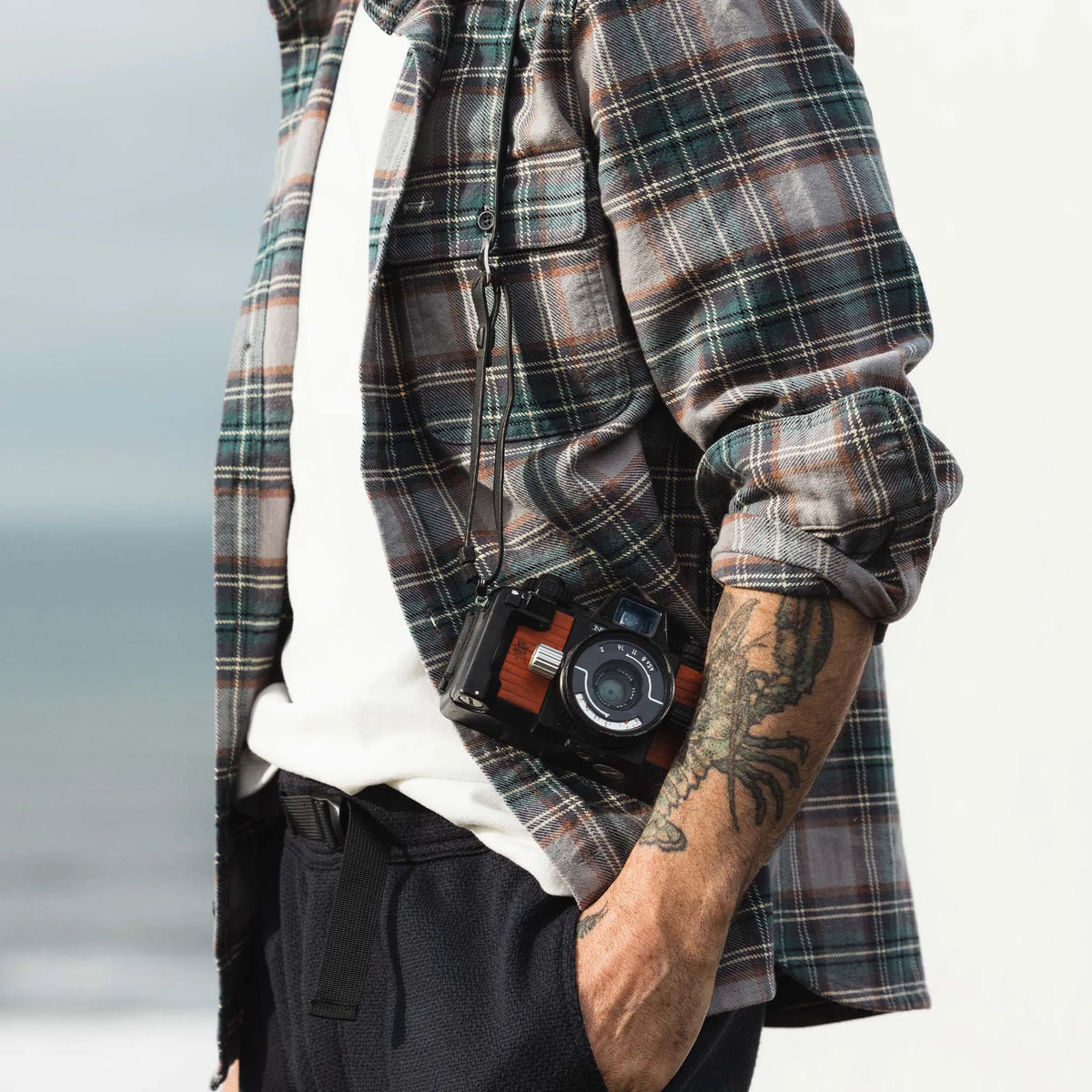 The Ledge Shirt in Coastline Plaid