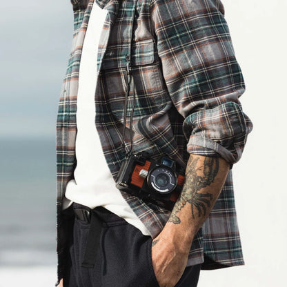 The Ledge Shirt in Coastline Plaid