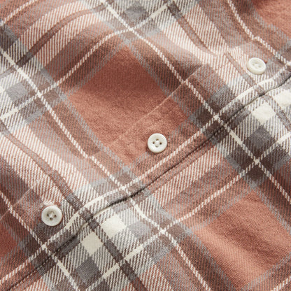 The Ledge Shirt in Sun Baked Brick Plaid