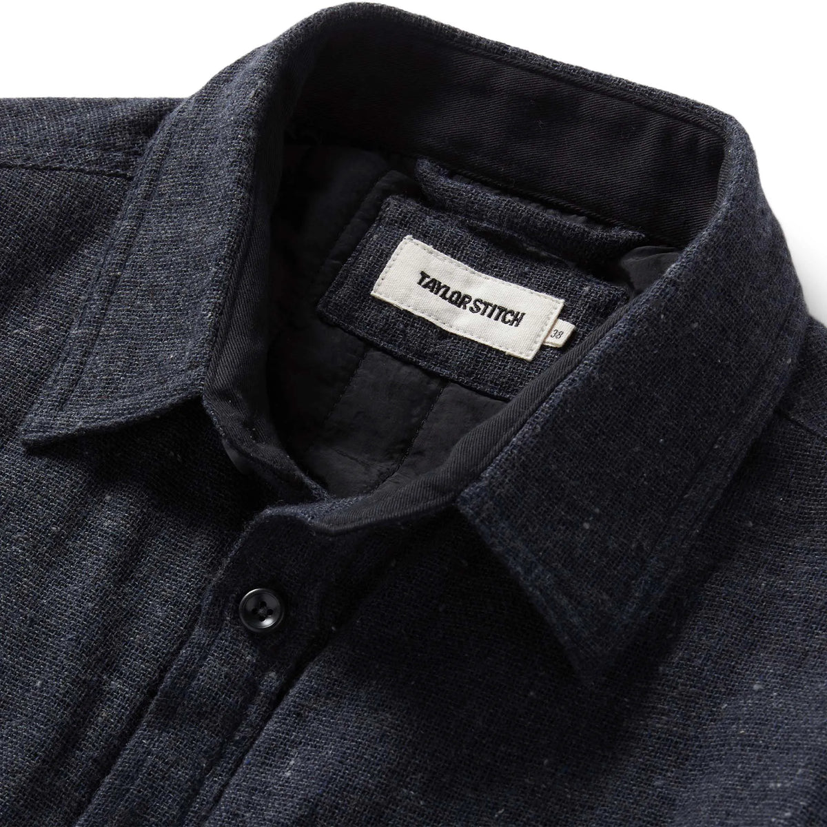 The Lined Utility Shirt in Charcoal Donegal